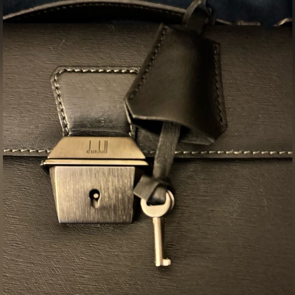 Dunhill Sidecar Gunmetal Pochette L3F290A (Black) - NWT - Picture 6 of 12